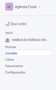 compartilhar 1password