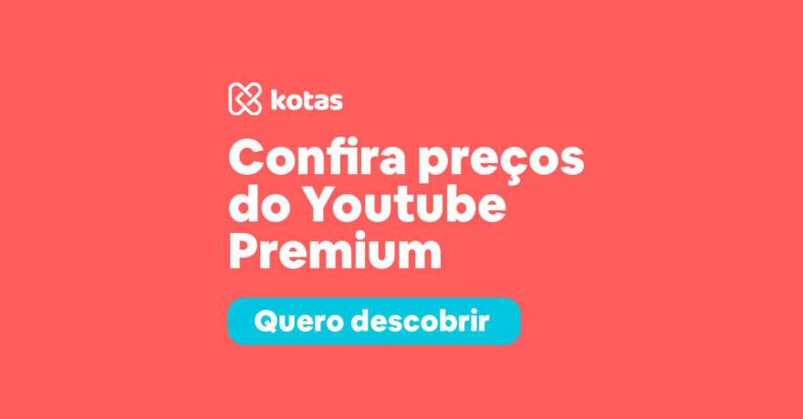 youtube premium preços