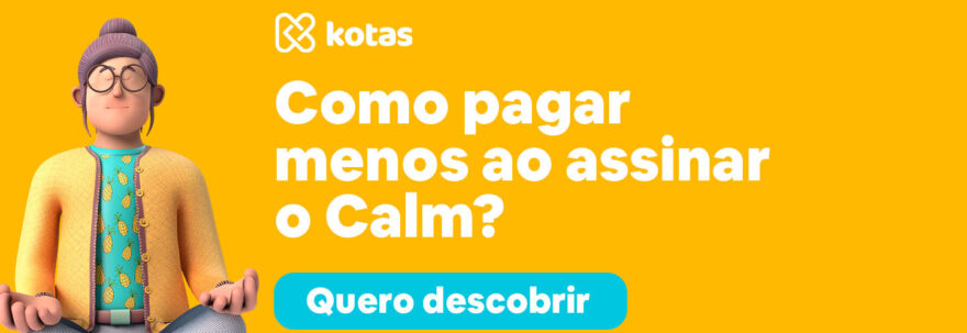 calm aplicativo de meditação