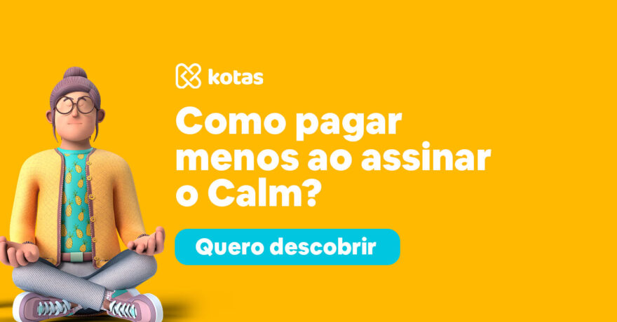 calm aplicativo de meditação