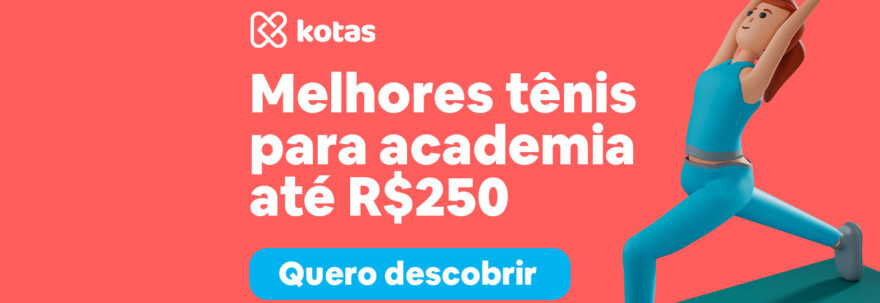 melhores tênis para academia ate 250 reais