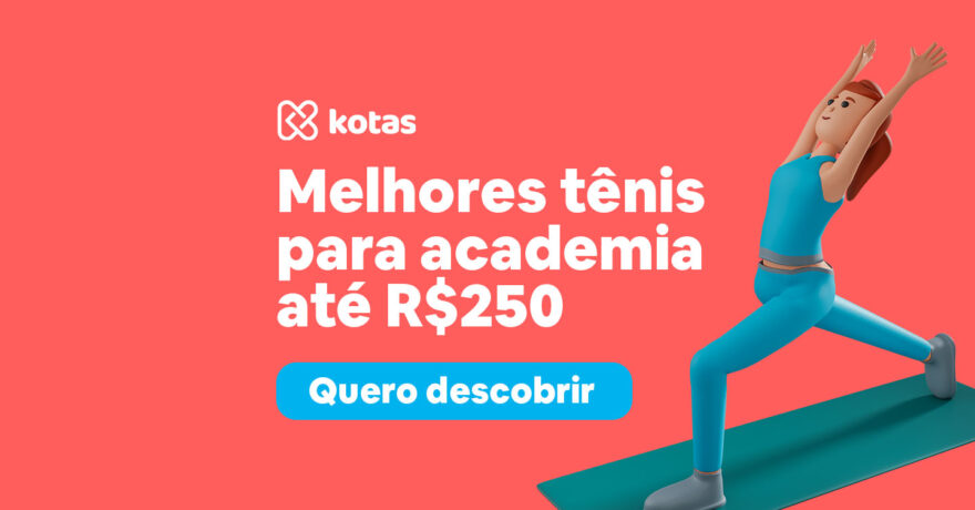 melhores tênis para academia ate 250 reais